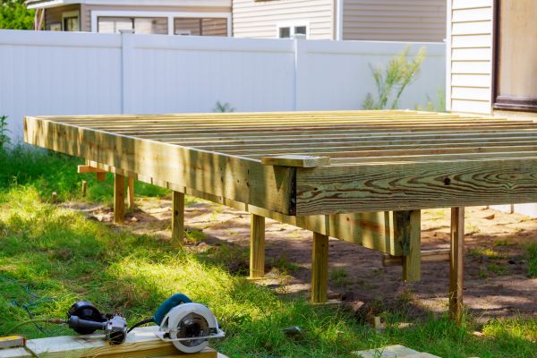 Elevated Deck Installation in Warrenton