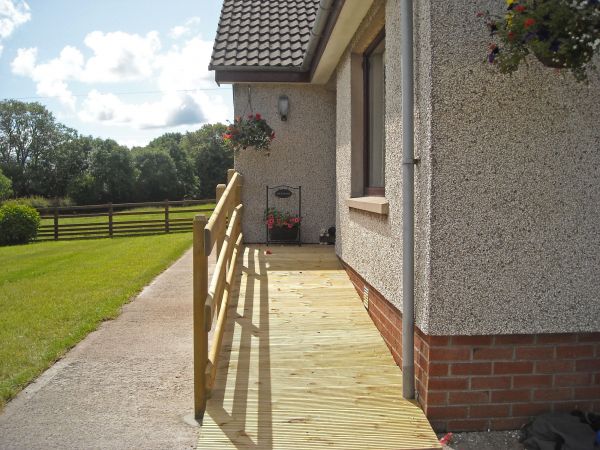 Hardwood Ramp Installation in Warrenton