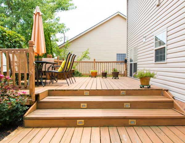 Wooden Patio Installation in Warrenton